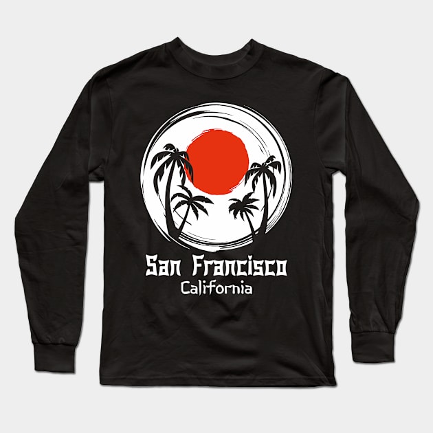 San Francisco California Long Sleeve T-Shirt by Jennifer